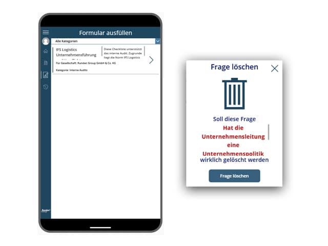 Ansicht-Tablet-Formular-aus Ansicht Formular ausfüllen im Tablet