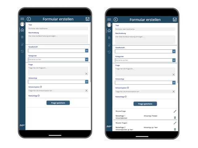 Ansicht-Tablet-Formular-ers Ansicht Formular erstellen im Tablet